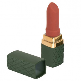 Мини-вибратор в виде губной помады Emerald Love Вибратор Luxurious Lipstick