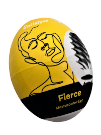 Мастурбатор яйцо для мужчин с самолубрикацией Satisfyer Egg Single Fierce