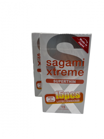 Презервативы SAGAMI Xtreme 0.04 мм ультратонкие 15шт. фото 2