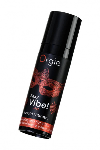 Жидкий Вибратор  Sexy Vibe Hot с разогревающим и вибрирующим эффектом ORGIE 15 мл фото 2