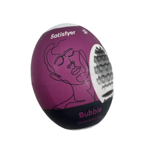 Мастурбатор яйцо для мужчин с самолубрикацией Satisfyer Egg Single Bubble фото 1