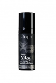 Жидкий вибратор ORGIE Sexy Vibe High Voltage с усиленным эффектом вибрации 15 мл
