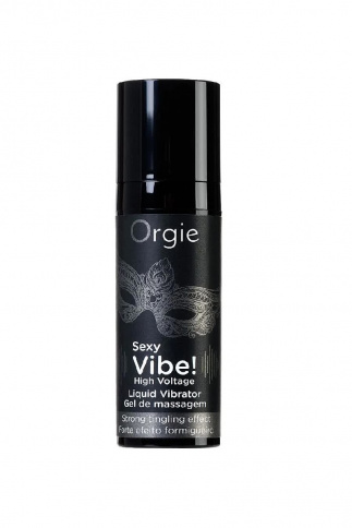 Жидкий вибратор ORGIE Sexy Vibe High Voltage с усиленным эффектом вибрации 15 мл фото 1